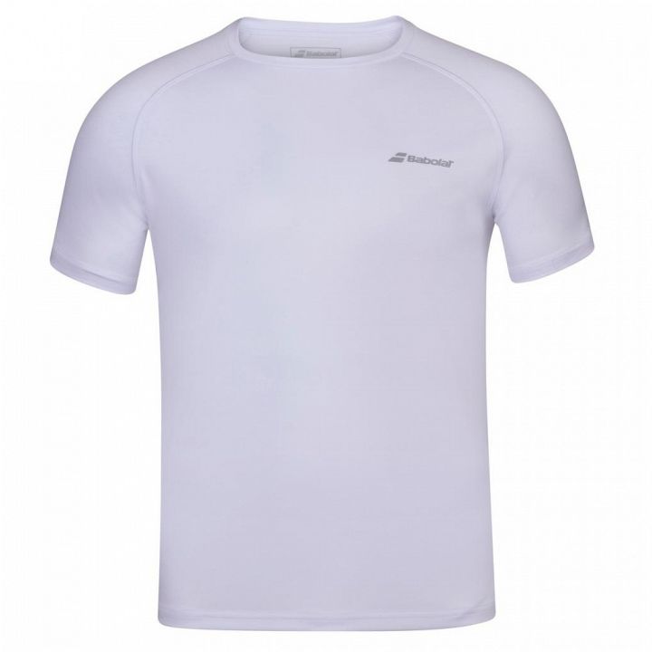 Babolat Play Crew Neck Tee White